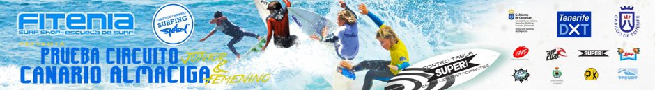 Information  - III PRUEBA CTO CANARIO SURFING SHARK JUNIOR & FEMENINO   ALMACIGA  