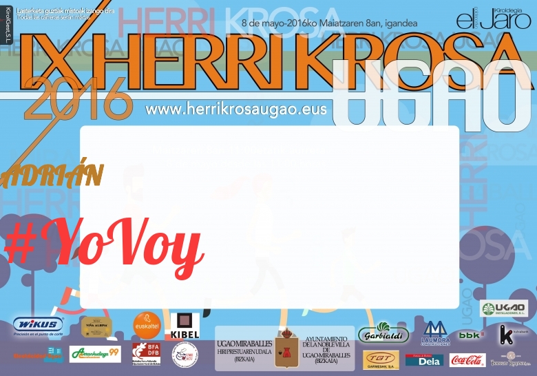 #YoVoy - ADRIÁN (IX HERRIKROSA UGAO 2016)