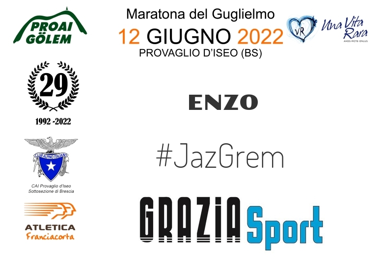 #YoVoy - ENZO (29A ED. 2022 - PROAI GOLEM - MARATONA DEL GUGLIELMO)