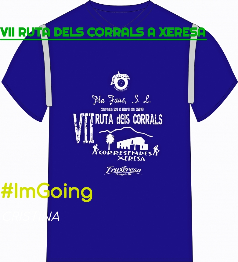 #ImGoing - CRISTINA (VII RUTA DELS CORRALS A XERESA)
