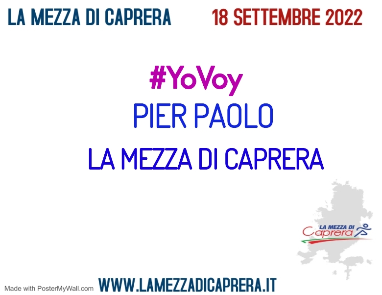 #ImGoing - PIER PAOLO (LA MEZZA DI CAPRERA)