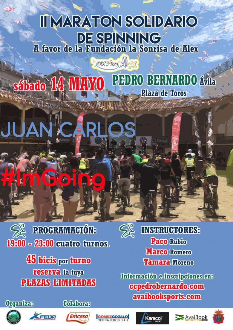 #YoVoy - JUAN CARLOS (II MARATON SOLIDARIO DE CICLO OUTDOOR)