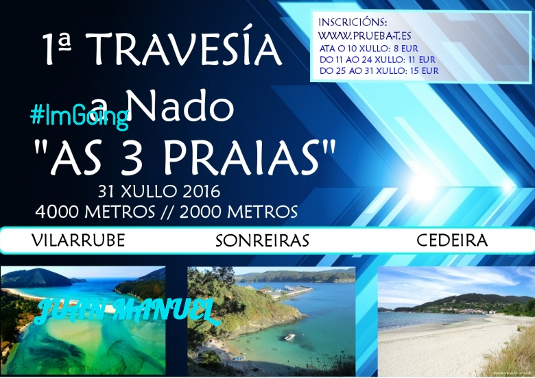 #JazGrem - JUAN MANUEL (1ª TRAVESÍA A NADO AS 3 PRAIAS)