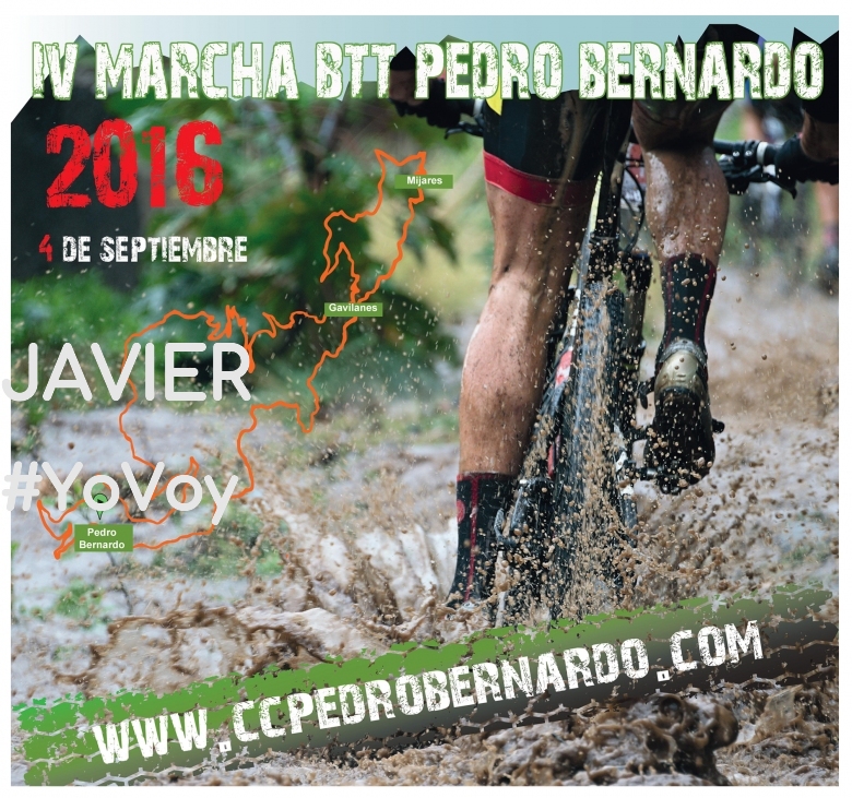 #ImGoing - JAVIER (IV MARCHA BTT PEDRO BERNARDO)