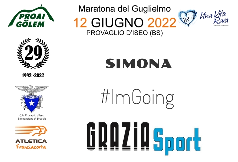 #YoVoy - SIMONA (29A ED. 2022 - PROAI GOLEM - MARATONA DEL GUGLIELMO)