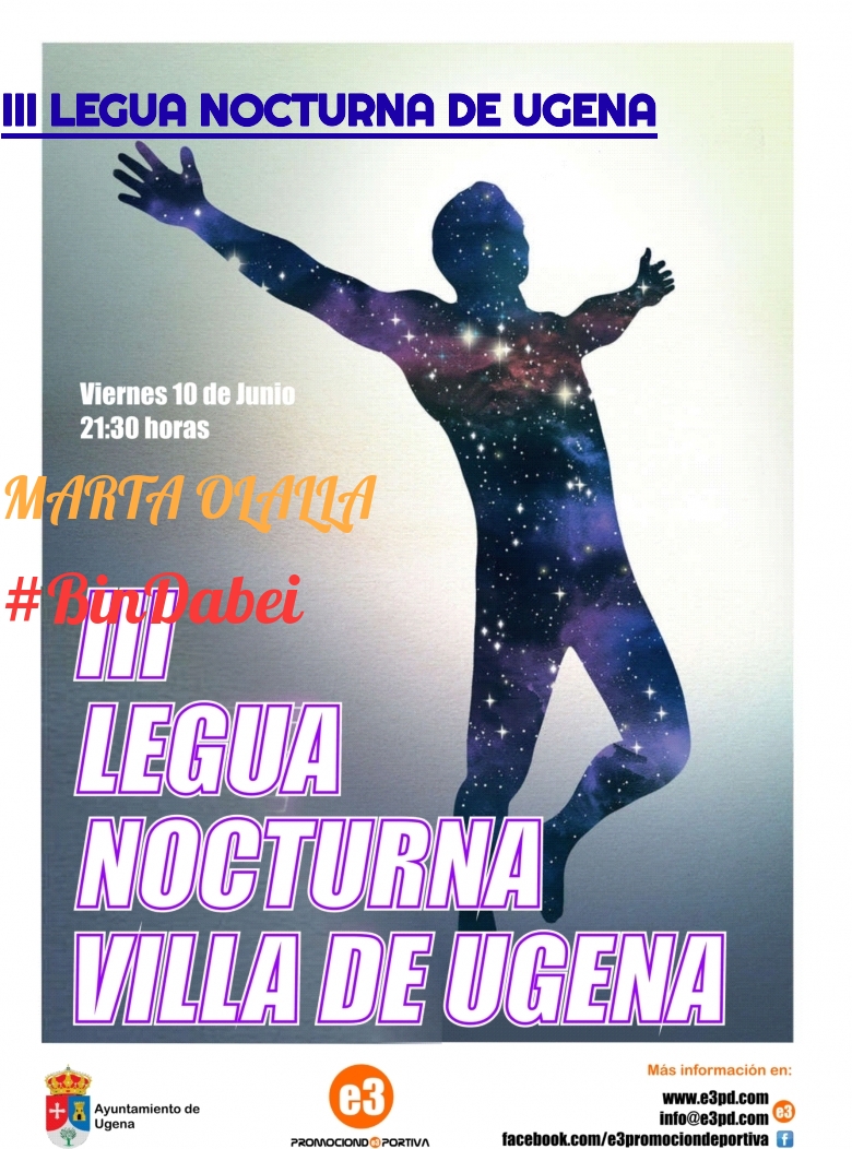 #YoVoy - MARTA OLALLA (III LEGUA NOCTURNA DE UGENA )