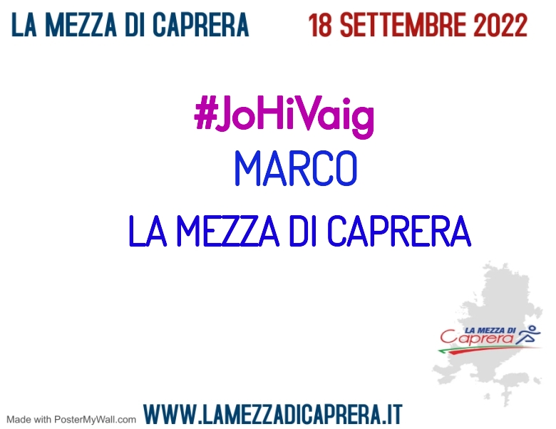 #YoVoy - MARCO (LA MEZZA DI CAPRERA)