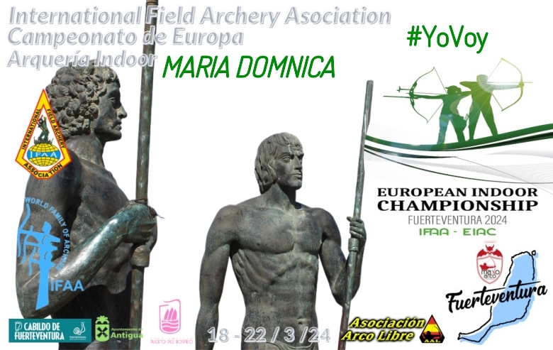 #ImGoing - MARIA DOMNICA (IFAA EUROPEAN INDOOR ARCHERY CHAMPIONSHIP)