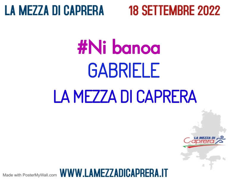 #YoVoy - GABRIELE (LA MEZZA DI CAPRERA)