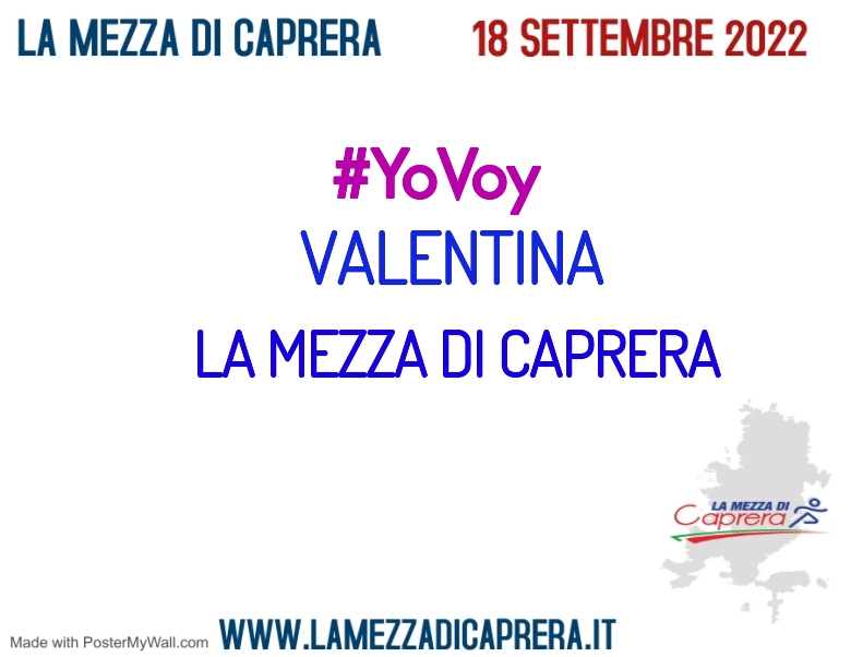 #ImGoing - VALENTINA (LA MEZZA DI CAPRERA)