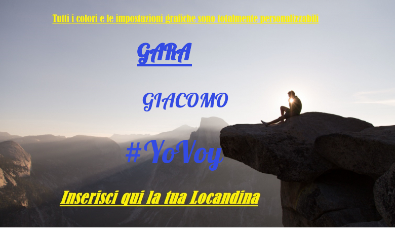 #YoVoy - GIACOMO (GARA)