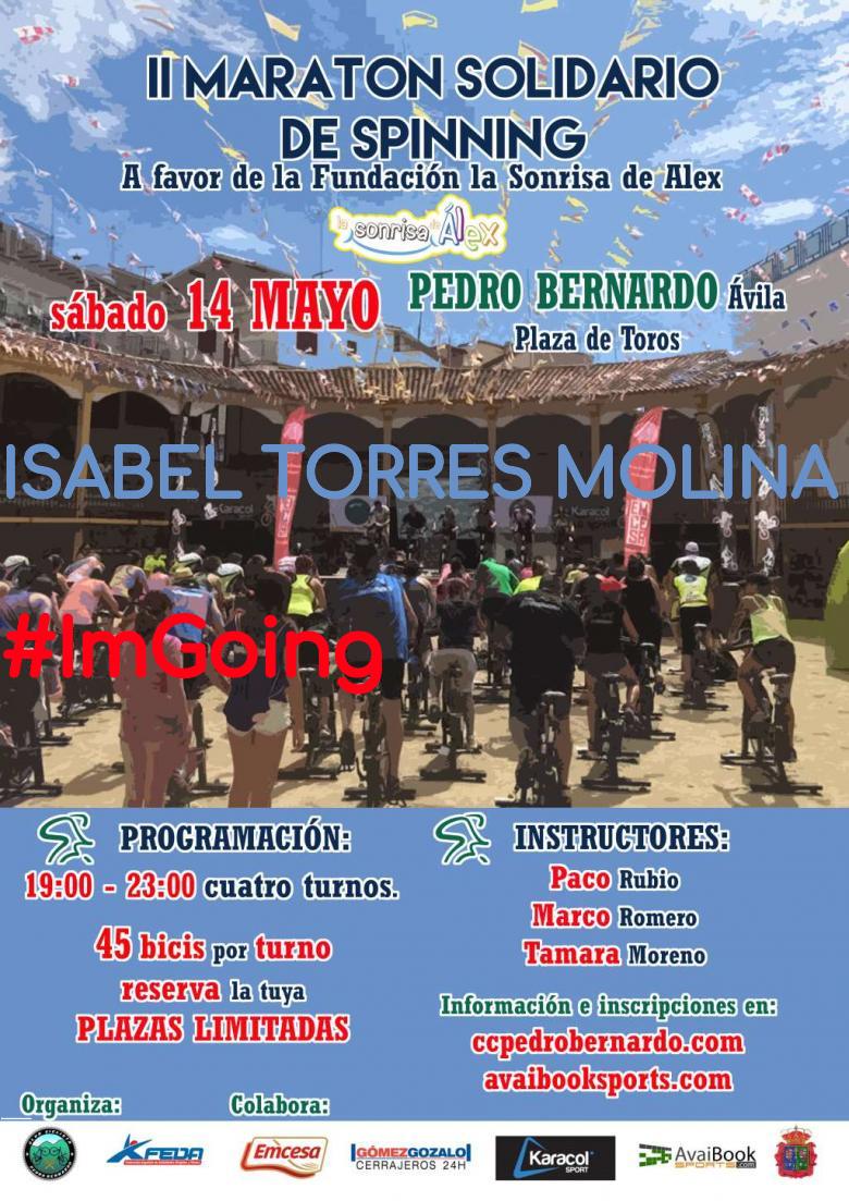 #YoVoy - ISABEL TORRES MOLINA (II MARATON SOLIDARIO DE CICLO OUTDOOR)