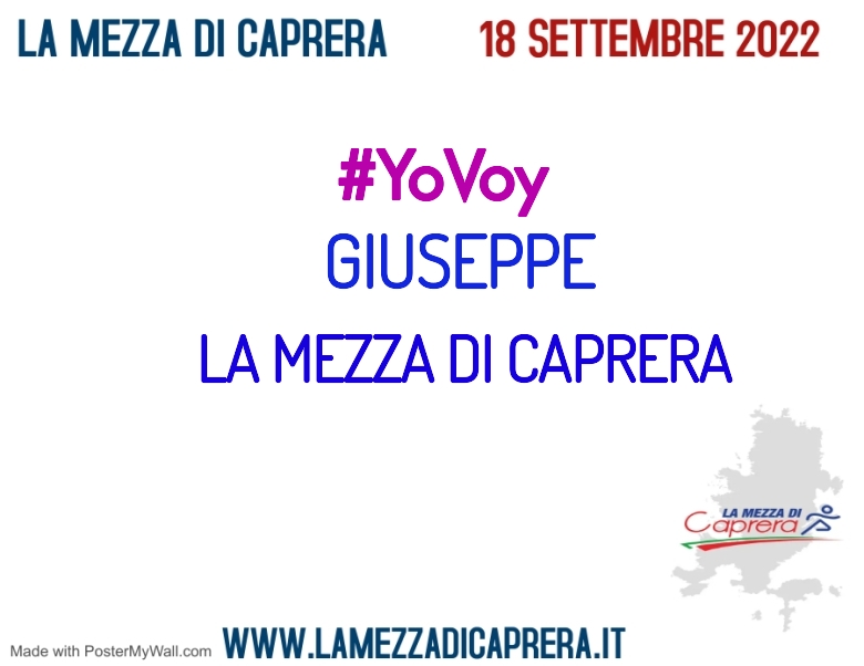 #YoVoy - GIUSEPPE (LA MEZZA DI CAPRERA)