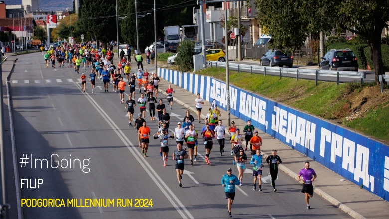 #EuVou - FILIP (PODGORICA MILLENNIUM RUN 2024)