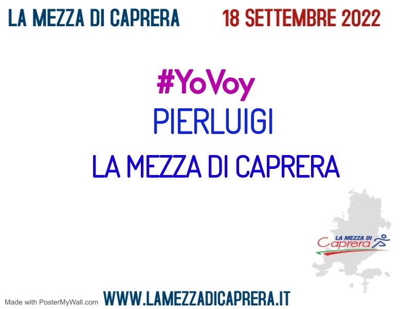 #YoVoy - PIERLUIGI (LA MEZZA DI CAPRERA)
