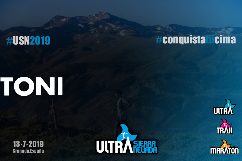 #JoHiVaig - TONI (ULTRA SIERRA NEVADA  2019)