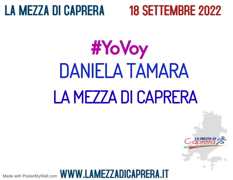 #ImGoing - DANIELA TAMARA (LA MEZZA DI CAPRERA)