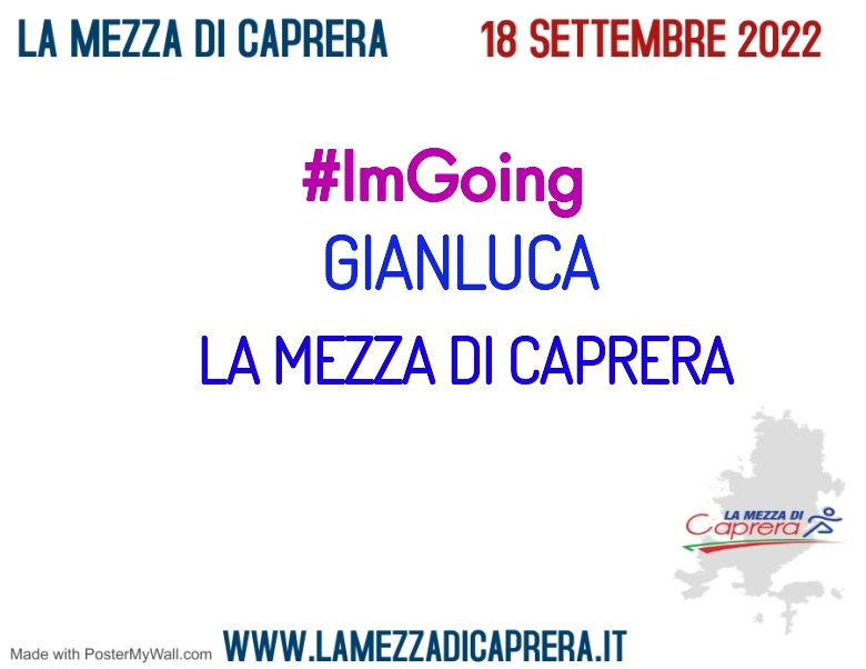 #ImGoing - GIANLUCA (LA MEZZA DI CAPRERA)