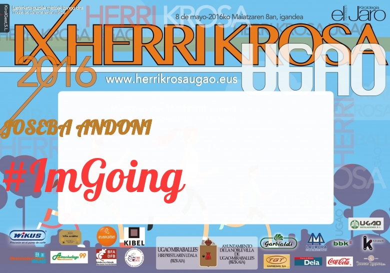 #YoVoy - JOSEBA ANDONI (IX HERRIKROSA UGAO 2016)