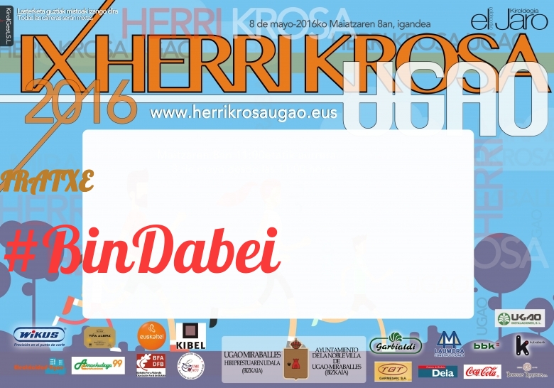 #ImGoing - IRATXE (IX HERRIKROSA UGAO 2016)