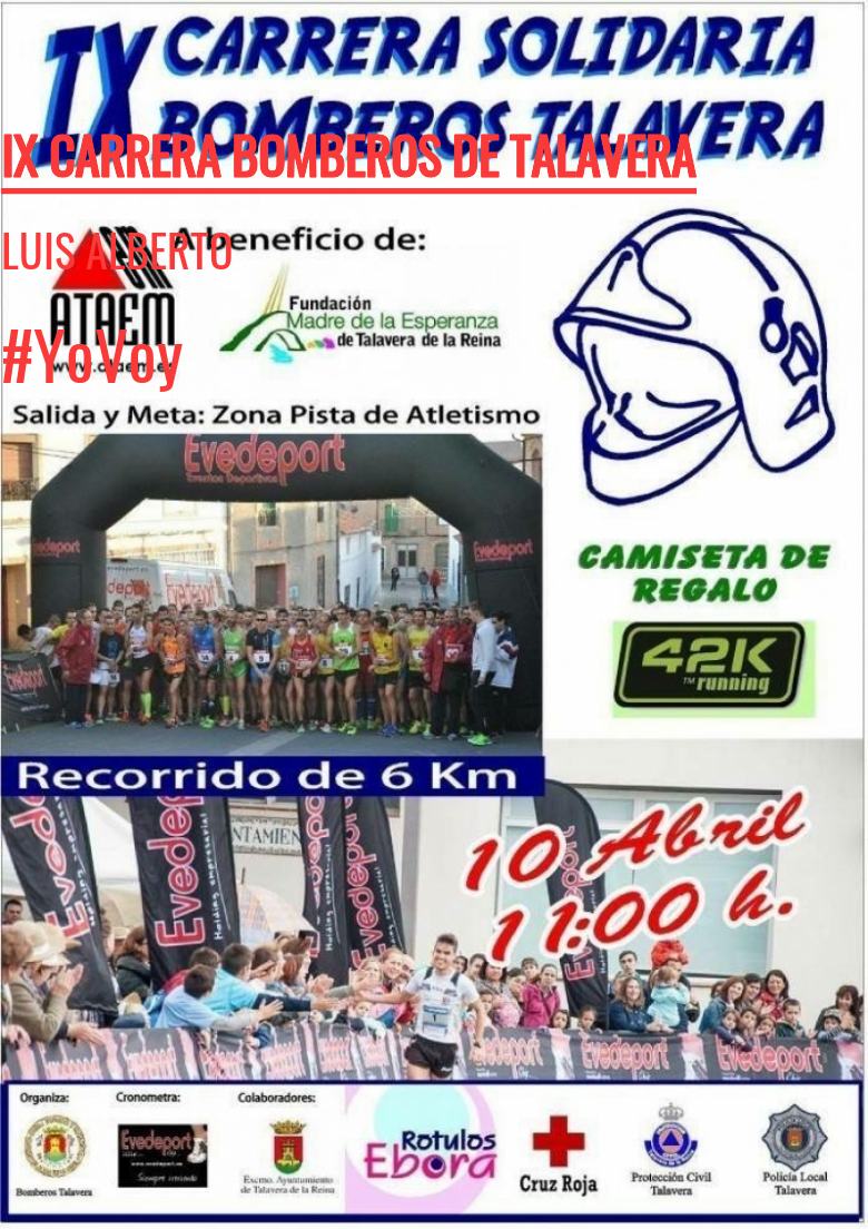 #EuVou - LUIS ALBERTO (IX CARRERA BOMBEROS DE TALAVERA)