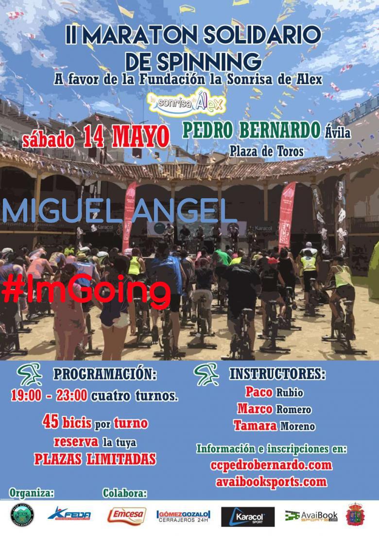 #YoVoy - MIGUEL ANGEL (II MARATON SOLIDARIO DE CICLO OUTDOOR)
