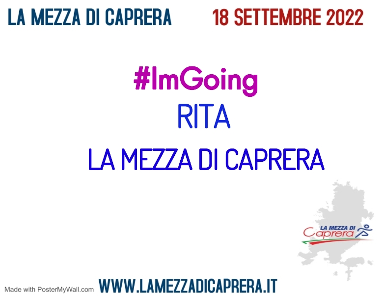 #ImGoing - RITA (LA MEZZA DI CAPRERA)