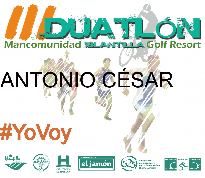 #YoVoy - ANTONIO CÉSAR (III DUATLÓN MANCOMUNIDAD ISLANTILLA GOLF RESORT)