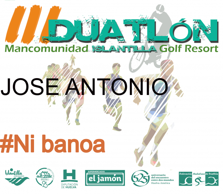 #EuVou - JOSE ANTONIO (III DUATLÓN MANCOMUNIDAD ISLANTILLA GOLF RESORT)