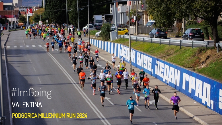 #YoVoy - VALENTINA (PODGORICA MILLENNIUM RUN 2024)