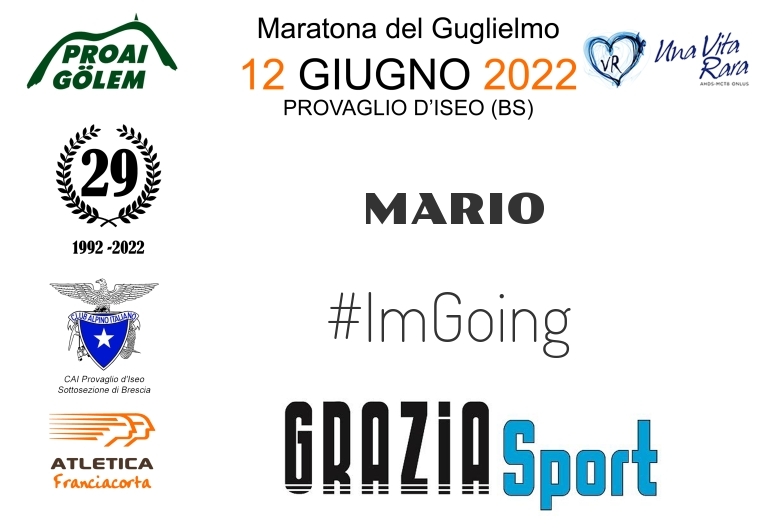 #YoVoy - MARIO (29A ED. 2022 - PROAI GOLEM - MARATONA DEL GUGLIELMO)