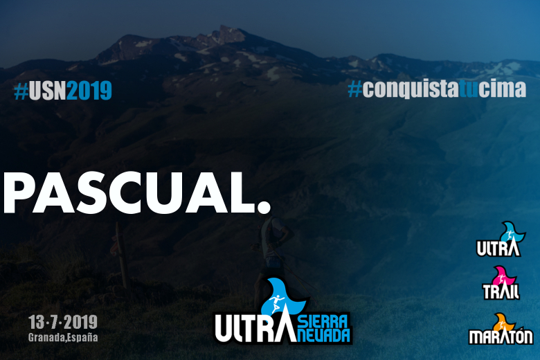 #YoVoy - PASCUAL. (ULTRA SIERRA NEVADA  2019)