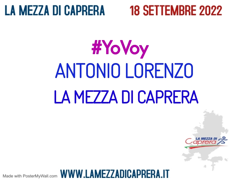 #JoHiVaig - ANTONIO LORENZO (LA MEZZA DI CAPRERA)