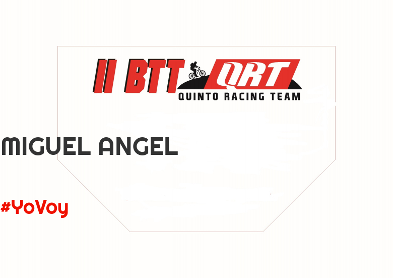 #EuVou - MIGUEL ANGEL (II BTT QUINTO RACING TEAM )