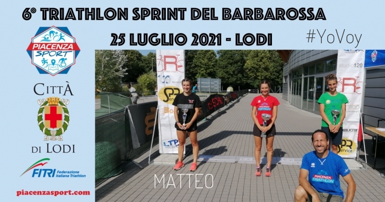 #JoHiVaig - MATTEO (6° TRIATHLON SPRINT DEL BARBAROSSA)