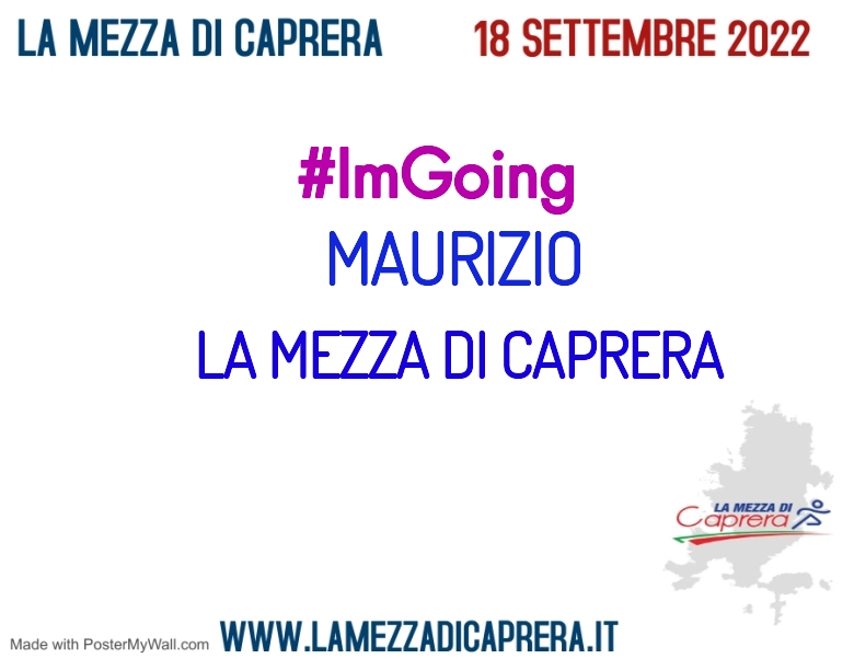 #ImGoing - MAURIZIO (LA MEZZA DI CAPRERA)