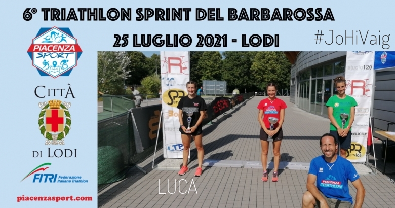 #YoVoy - LUCA (6° TRIATHLON SPRINT DEL BARBAROSSA)