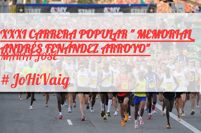 #EuVou - MARIA JOSE (XXXI CARRERA POPULAR 