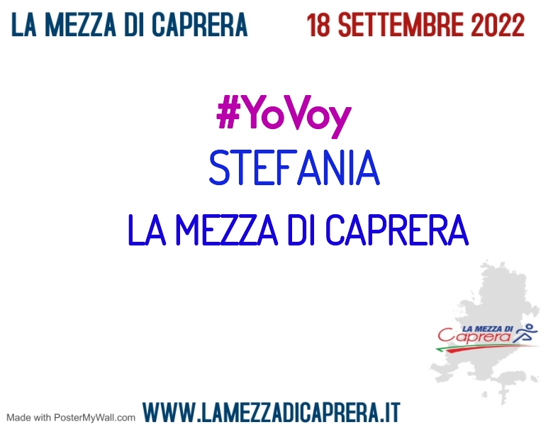 #YoVoy - STEFANIA (LA MEZZA DI CAPRERA)