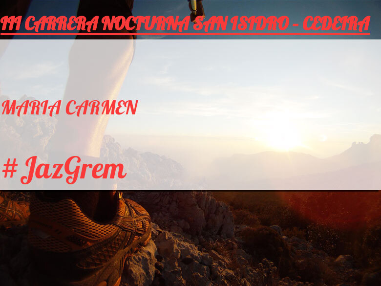 #YoVoy - MARIA CARMEN (III CARRERA NOCTURNA SAN ISIDRO – CEDEIRA)