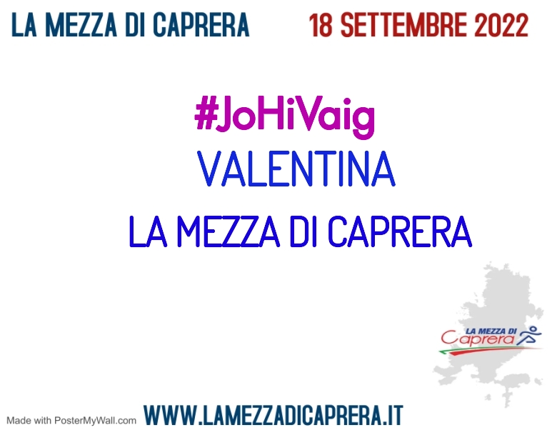 #ImGoing - VALENTINA (LA MEZZA DI CAPRERA)