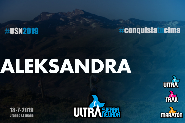 #JazGrem - ALEKSANDRA (ULTRA SIERRA NEVADA  2019)