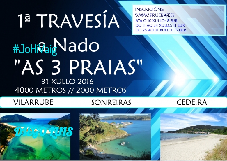 #JoHiVaig - DIEGO LUIS (1ª TRAVESÍA A NADO AS 3 PRAIAS)