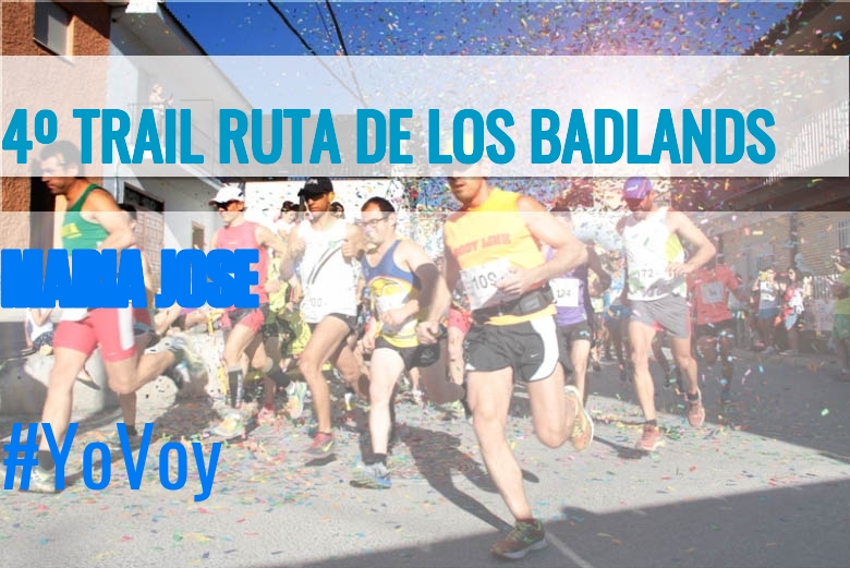 #BinDabei - MARIA JOSE  (4º TRAIL RUTA DE LOS BADLANDS)