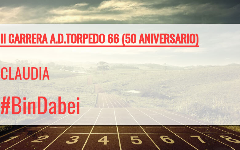 #ImGoing - CLAUDIA (II CARRERA A.D.TORPEDO 66 (50 ANIVERSARIO))