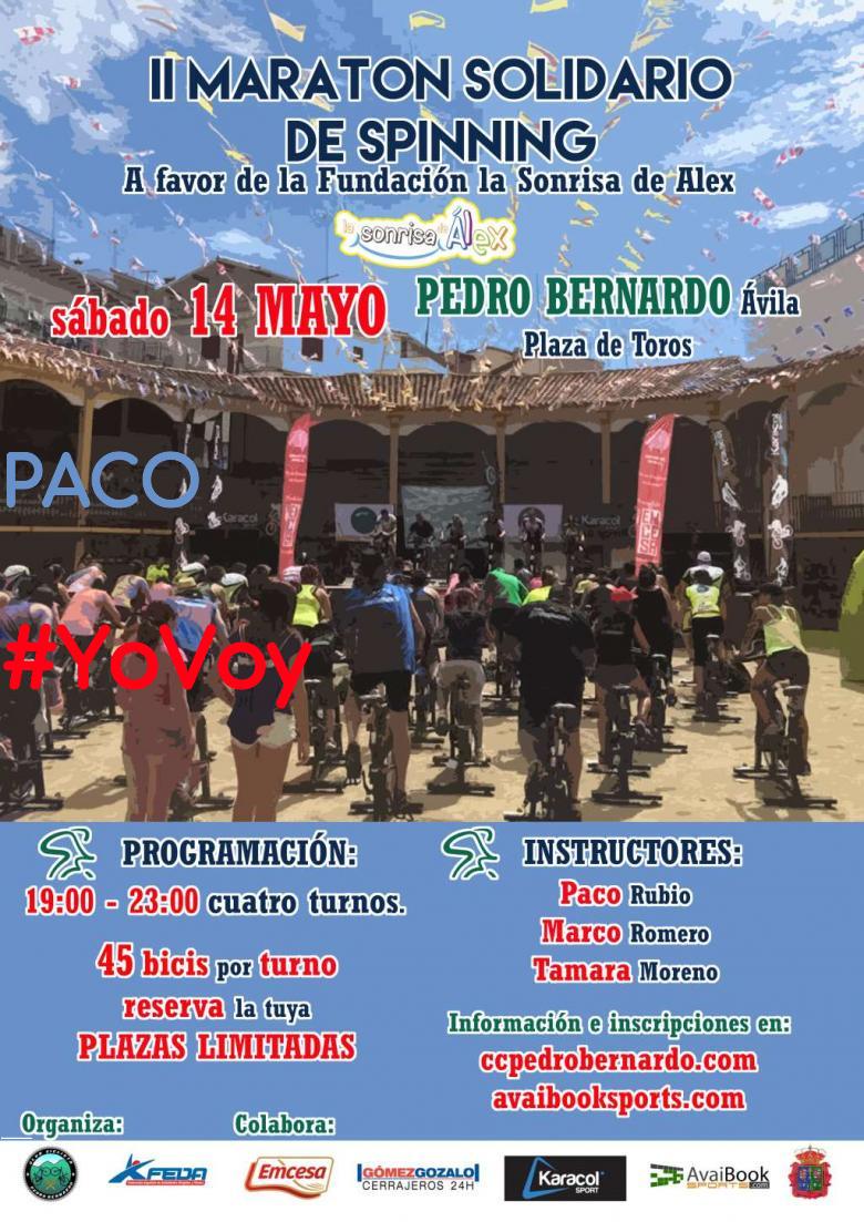 #YoVoy - PACO  (II MARATON SOLIDARIO DE CICLO OUTDOOR)