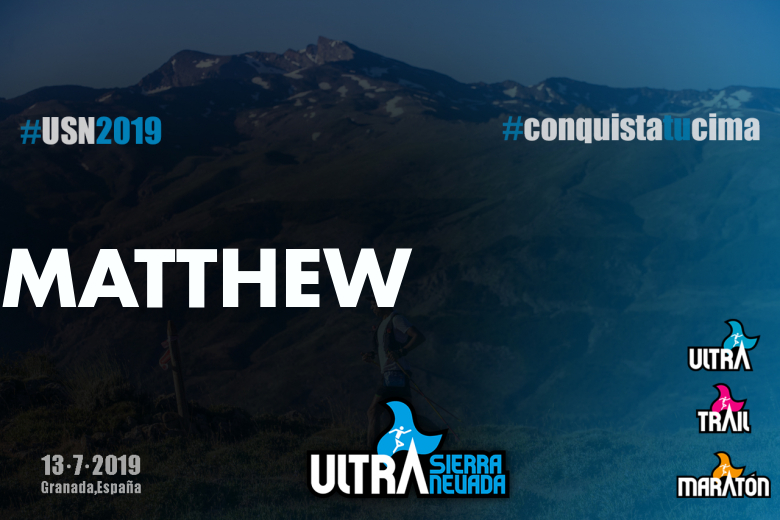 #ImGoing - MATTHEW (ULTRA SIERRA NEVADA  2019)