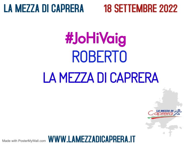 #EuVou - ROBERTO (LA MEZZA DI CAPRERA)