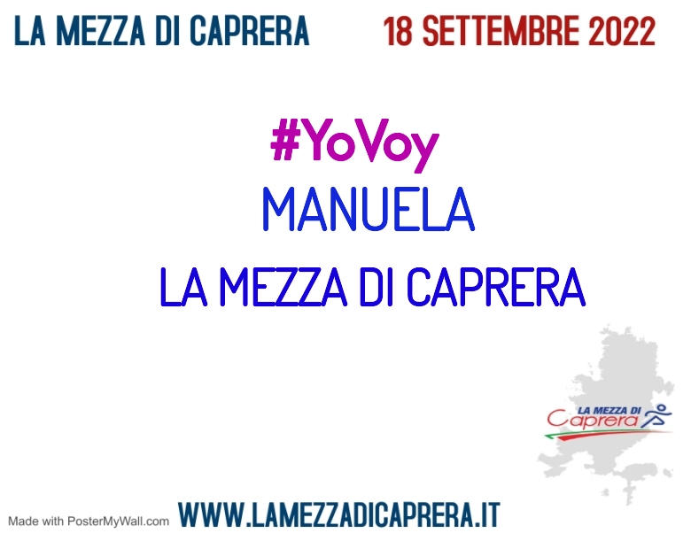 #YoVoy - MANUELA (LA MEZZA DI CAPRERA)
