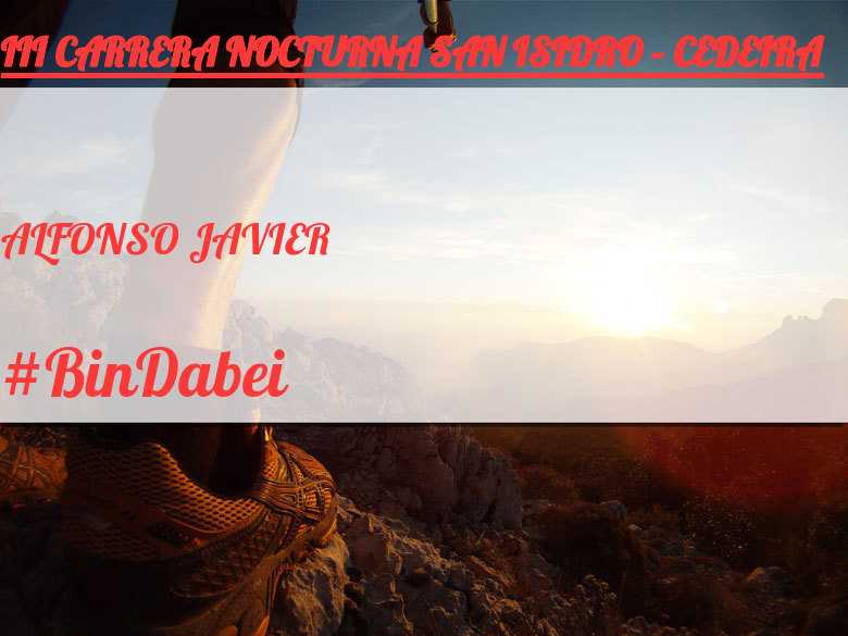 #BinDabei - ALFONSO JAVIER (III CARRERA NOCTURNA SAN ISIDRO – CEDEIRA)